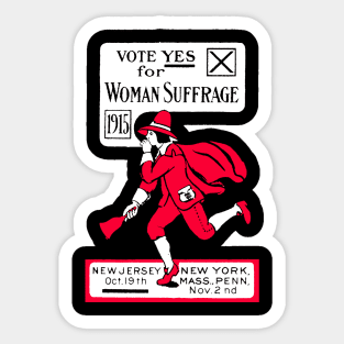 Votes For Women 1915 Poster Sticker